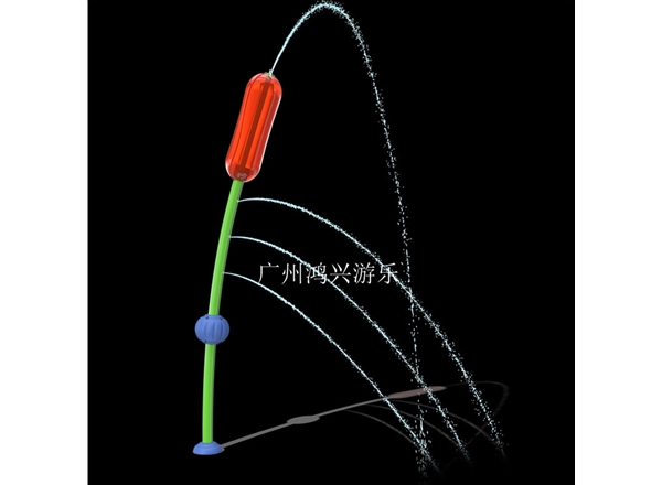 旋转香蒲花--亲子互动设备